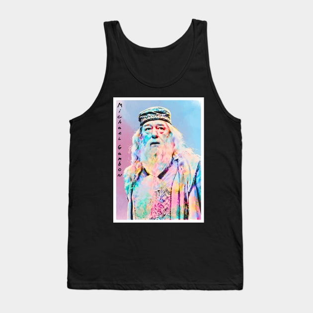 Poster Art Michael Gambon Tank Top by Next And Stop